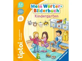 Ravensburger tiptoi Mein Woerter Bilderbuch Kindergarten Los geht s in den Kindergarten