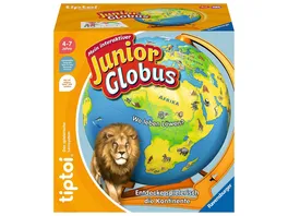 Ravensburger tiptoi Mein interaktiver Junior Globus Kinderspielzeug ab 4 Jahren