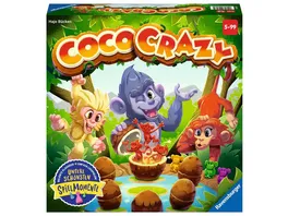Ravensburger Spiel Coco Crazy Brettspiel fuer Kinder ab 5 Jahren Familienspiel fuer Kinder und Erwachsene Merkspiel fuer 2 8 Spieler