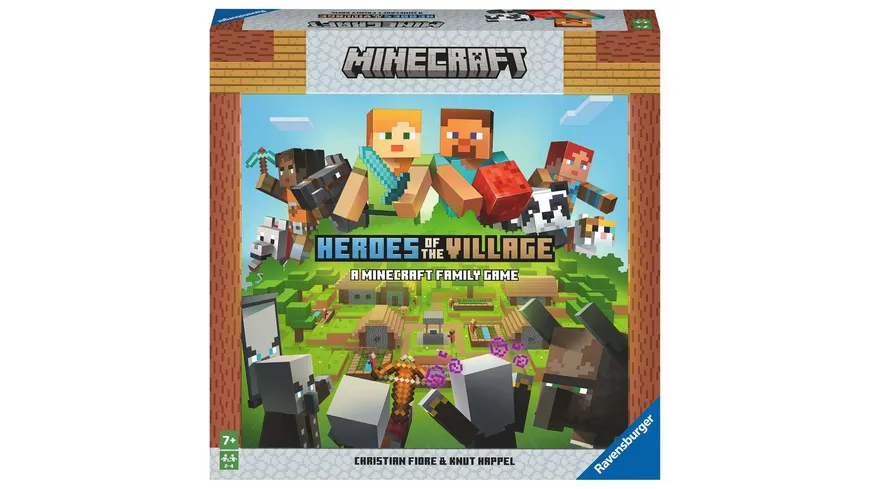 Ravensburger Spiel - Minecraft Heroes of the Village – Kooperatives Familienspiel für 2-4 Spieler ab 7 Jahren