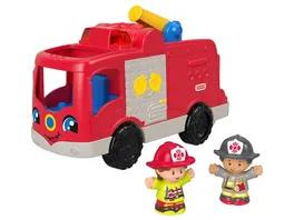 Fisher Price Little People Feuerwehr Auto mit Figuren Lernspielzeug