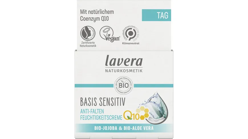 lavera basis sensitiv Anti-Falten Feuchtigkeitscreme Q10