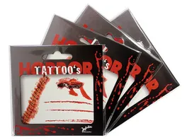 Jofrika 704050 Horror Tattoos