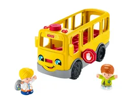 Fisher Price Little People Schulbus Spielzeug mit Figuren Lernspielzeug
