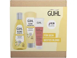 GUHL Geschenkset Bestes Blond Shampoo Spuelung Kur