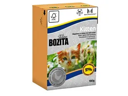 BOZITA Katzennassfutter Feline Tetra Recart Kitten