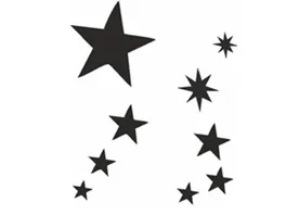 Eulenspiegel 108253 Selbstklebe Schablonen Set Sterne