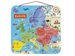 Janod MAGNETISCHES PUZZLE EUROPA J05473
