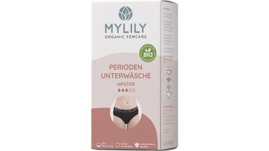 MYLILY Periodenunterwäsche Hipster Strong Gr. S