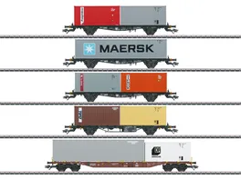 Maerklin 47680 Container Tragwagen Set