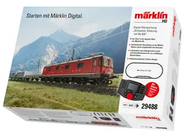 Maerklin 29488 Digital Startpackung Schweizer Gueterzug mit Re 620