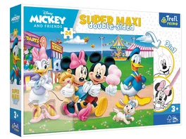 Trefl Puzzle Disney Mickey in einem Vergnuegungspark 24 Teile