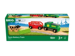 BRIO Bahn 36018 Bauernhof Batteriezug Batteriebetriebene Spielzeuglok