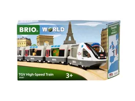 BRIO Bahn 36087 Trains of the World TGV Hochgeschwindigkeitszug Spielzeuglok