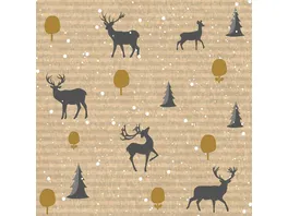 Paper Design Servietten Deer Forest 33x33cm