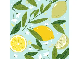 Paper Design Servietten Lemontree 33x33cm