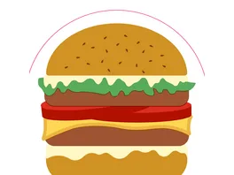 Paper Design Servietten Silouettes Burger 33x33cm