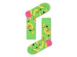 Happy Socks Damen Socken Banana