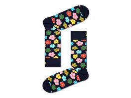 Happy Socks Damen Socken Flower