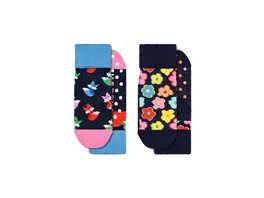 Happy Socks Kinder ABS Socken Fox Flower 2er Pack