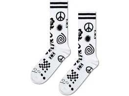 Happy Socks Unisex Sneaker Socken Random Rave