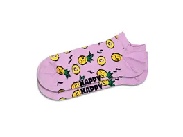 Happy Socks Damen Sneaker Socken Pineapple