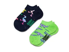 Happy Socks Kinder Sneaker Socken Animals 2er Pack