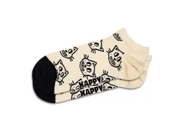 Happy Socks Unisex Sneaker Socken Cat