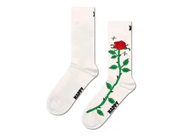 Happy Socks Unisex Socken Rose