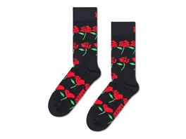 Happy Socks Damen Socken Rose Hearts