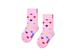 Happy Socks Kinder Socken Kids Heart