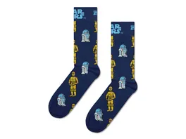 Happy Socks Unisex Socken Star Wars R2D2 C3PO