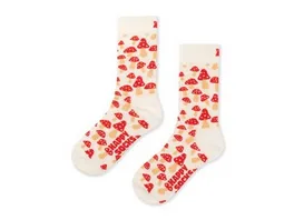 Happy Socks Unisex Socken Mushroom