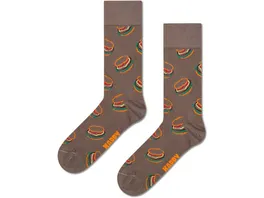 Happy Socks Unisex Socken Veggieburger Plant Dye