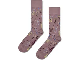 Happy Socks Unisex Socken Mushroom Plant Dye