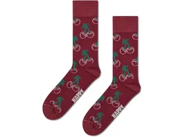 Happy Socks Unisex Socken Cherry Plant Dye