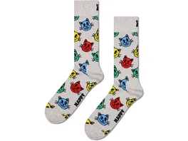 Happy Socks Unisex Socken Cat