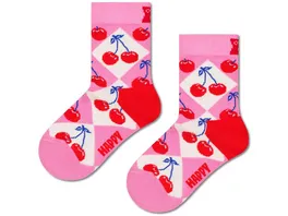 Happy Socks Kinder Socken Cherry Argyle