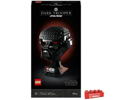LEGO Star Wars 75343 Dark Trooper Helm Sammlerstueck fuer Erwachsene