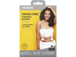 Medela Hands free Abpump Bustier schwarz Gr M