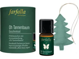 Farfalla Oh Tannenbaum Aromamischung Duftanhaenger Geschenkpackung