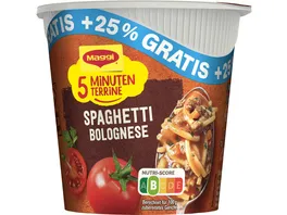 MAGGI 5 Minuten Terrine Spaghetti Bolognese