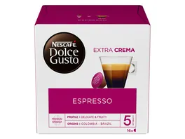 Nescafe Dolce Gusto Espresso Kapseln Extra Crema