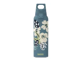 SIGG Trinkflasche Hot Cold One Flower Ecoblue 0 5l