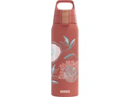 SIGG Trinkflasche Shield Therm One Eco Red Flower 0 75l