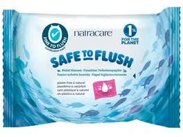 natracare Safe to Flush Feuchtes Toilettenpapier