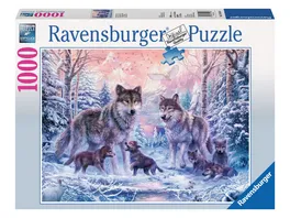 Ravensburger Puzzle Arktische Woelfe 1000 Teile
