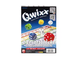 Nuernberger Spielkarten Verlag Qwixx XL Ersatzbloecke 2er
