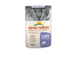 almo nature Katzennassfutter Cat Holistic Digestive mit Fisch