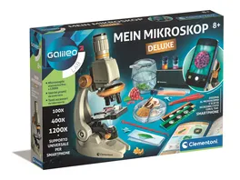 Clementoni Galileo Mein Mikroskop Deluxe